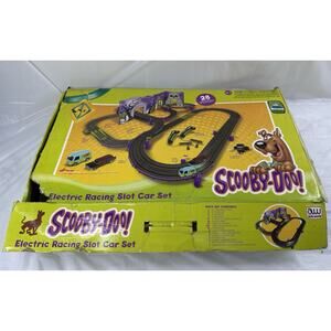 Scooby-Doo! Electric Race HO Slot Car Set 2011 Auto World Shaggy Incomplete Read